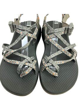 Chaco ZX/2 Cloud Strappy Sandals Womens 10 Gray Orange